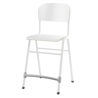 Stol Matte FSC BX sh 54 cm liten sits vitt stativ