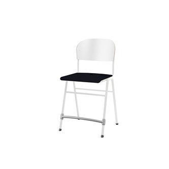 Stol Matte FSC BX sh 54 cm liten sits vitt stativ