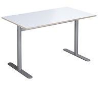 Pelarbord Cross T 120x70 HT höjd 72 silverstativ