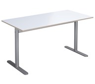 Pelarbord Cross T 140x70 HT höjd 72 silverstativ